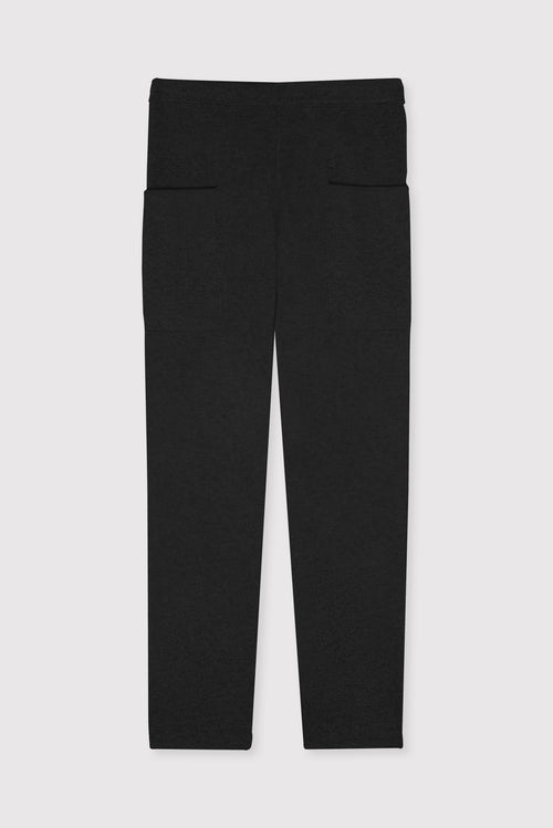 Pantalon Noir en Cachemire - MAJESTIC FILATURES