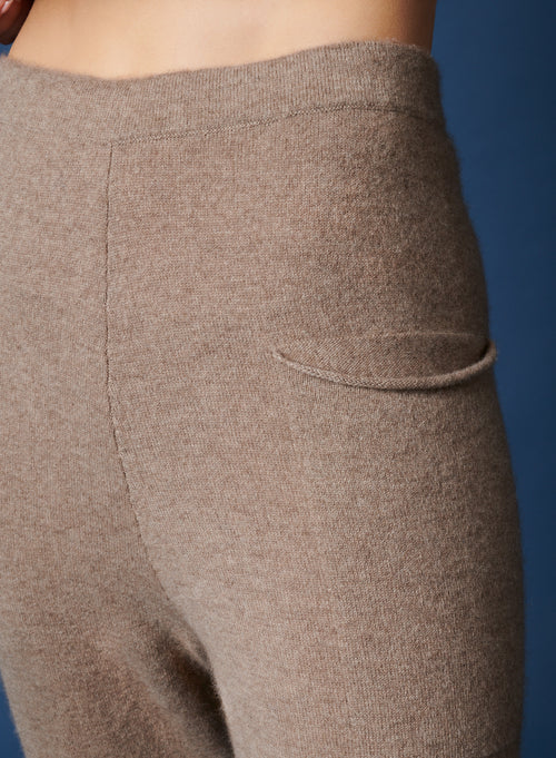 Pantalon Beige en Cachemire - MAJESTIC FILATURES