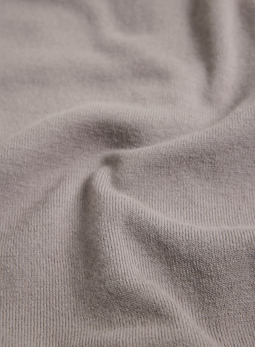 Graue Hose aus organischer Baumwolle / Elastan - MAJESTIC FILATURES