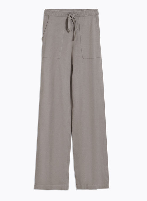 Graue Hose aus organischer Baumwolle / Elastan - MAJESTIC FILATURES