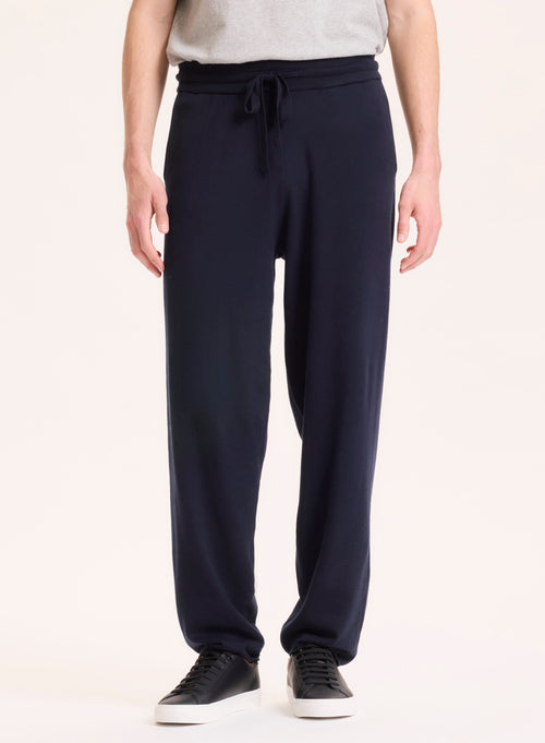 Pantalon Marine en Coton organique / Elasthanne - MAJESTIC FILATURES