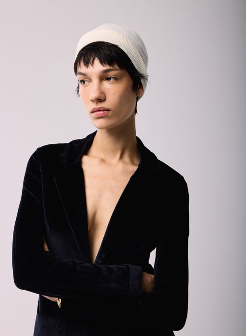 Gorro Blanco de Cachemir - MAJESTIC FILATURES
