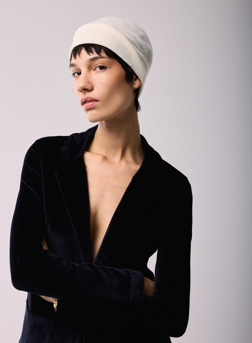 Gorro Blanco de Cachemir - MAJESTIC FILATURES