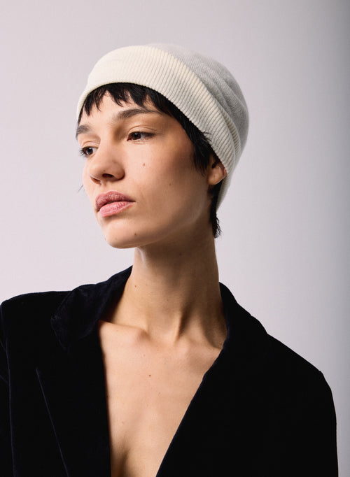 Gorro Blanco de Cachemir - MAJESTIC FILATURES