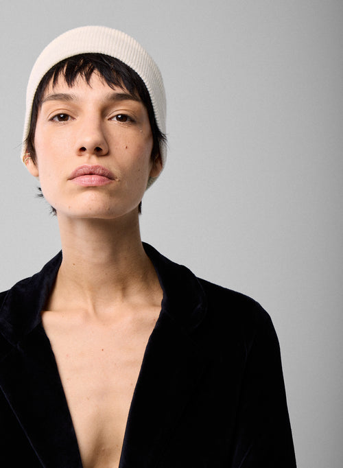 Gorro Blanco de Cachemir - MAJESTIC FILATURES