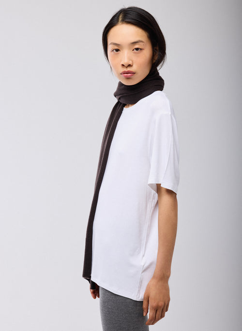 Brown Cashmere Scarf - MAJESTIC FILATURES
