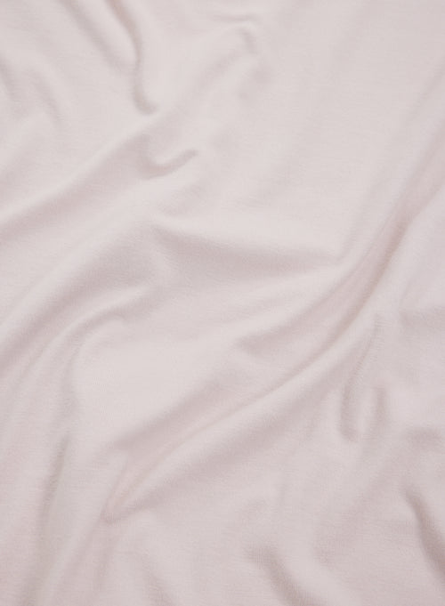 Chaleco Rosa Cuello V Manga Larga en Viscosa y Elastano - MAJESTIC FILATURES
