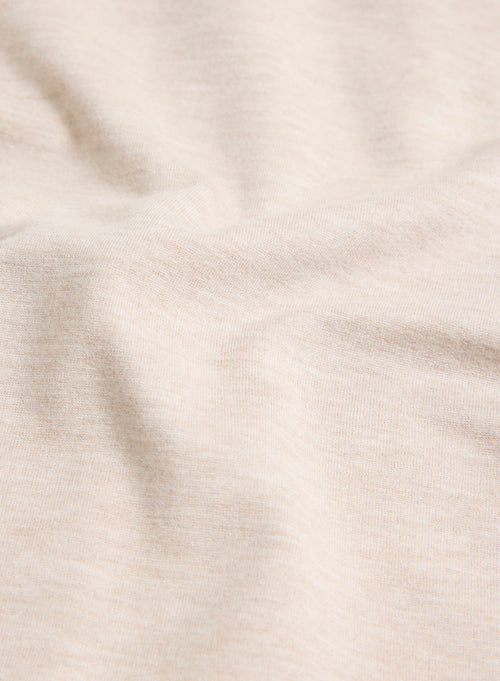 Beige Round Neck Sleeveless Jumpsuit - MAJESTIC FILATURES