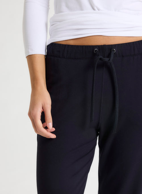 Daphné Revers-Hose aus Viskose / Elastan - MAJESTIC FILATURES