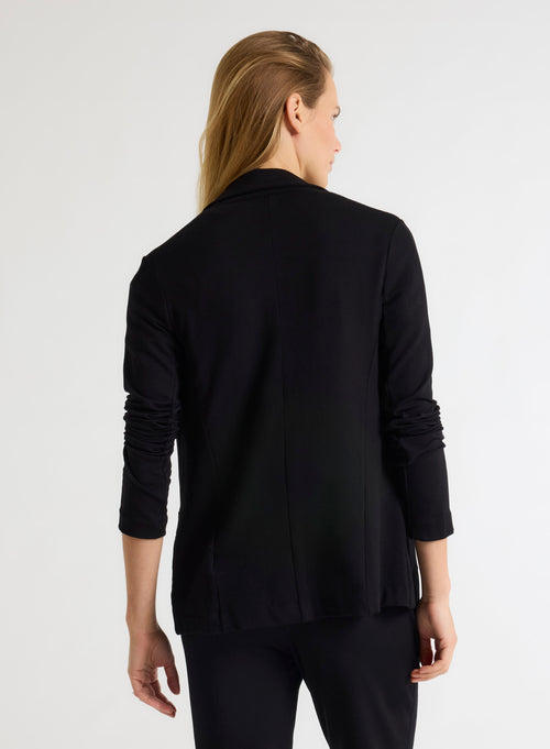 Diane 1-button jacket in Viscose / Elastane - MAJESTIC FILATURES