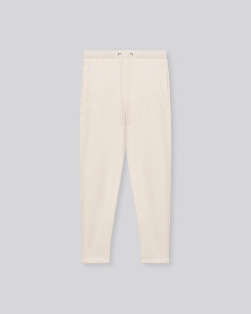 White Viscose/Elastane Pants - MAJESTIC FILATURES