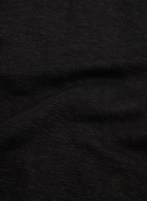 Black Linen Skirt - MAJESTIC FILATURES