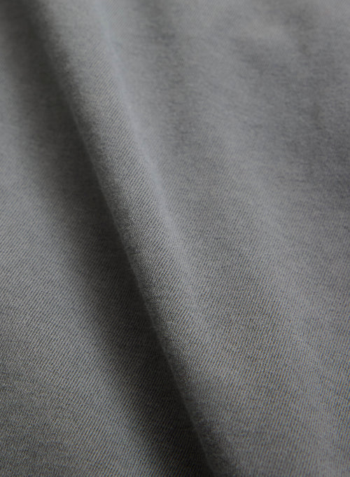 Grey Long Sleeve Organic Cotton Shirt - MAJESTIC FILATURES