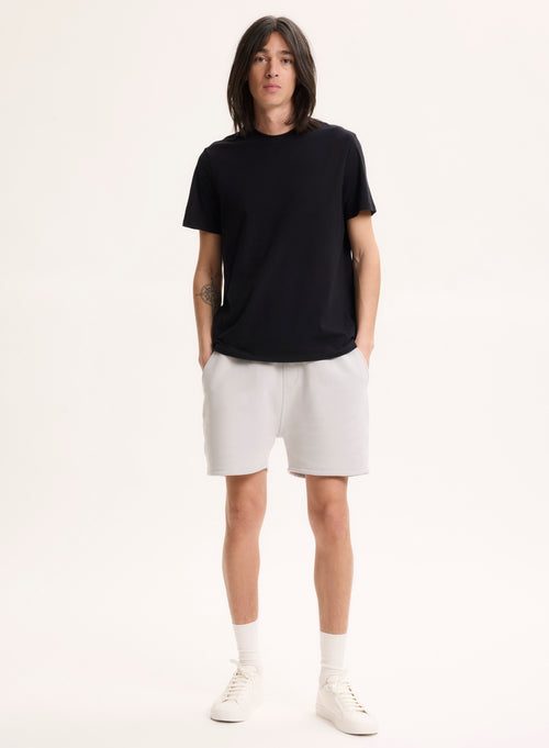 "Camiseta cuello redondo de manga corta de Algodón/ Elastano" - MAJESTIC FILATURES