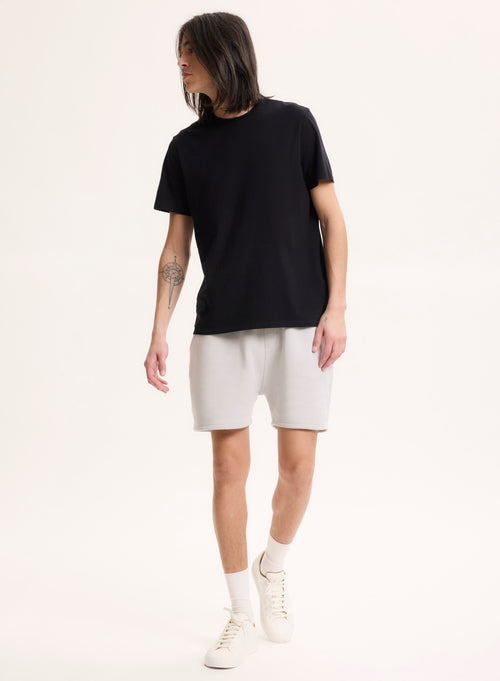"Camiseta cuello redondo de manga corta de Algodón/ Elastano" - MAJESTIC FILATURES