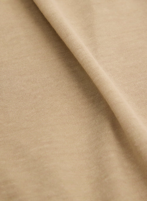 Hemd Beige Langarm - MAJESTIC FILATURES