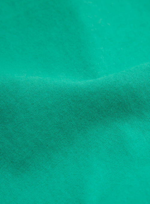 Grünes ärmelloses Kleid mit U-Ausschnitt aus Bio-Baumwolle - MAJESTIC FILATURES