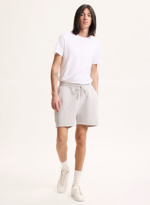Graue Shorts aus Bio-Baumwolle - MAJESTIC FILATURES