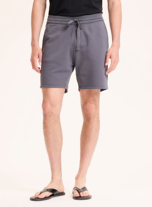 Graue Shorts aus organischer Baumwolle. - MAJESTIC FILATURES