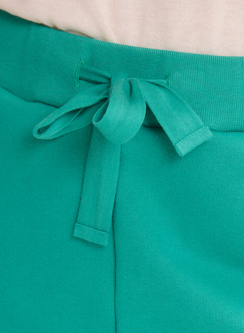 Grüne Shorts aus Bio-Baumwolle - MAJESTIC FILATURES