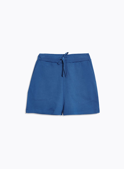 Blaue Shorts aus Bio-Baumwolle - MAJESTIC FILATURES