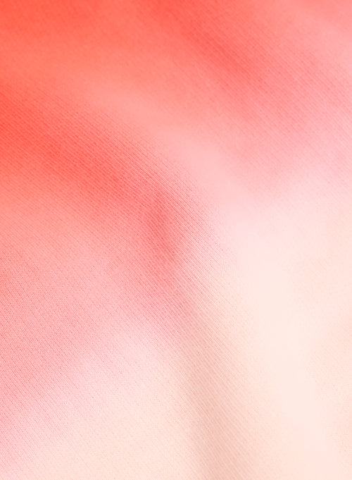 Rote Weste mit Rundhalsausschnitt Lange Ärmel Aus Bio-Baumwolle - MAJESTIC FILATURES