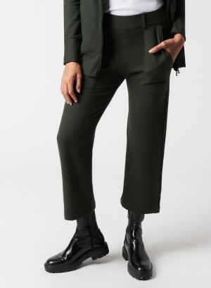 Pantalon Vert en Viscose / Elasthanne - MAJESTIC FILATURES