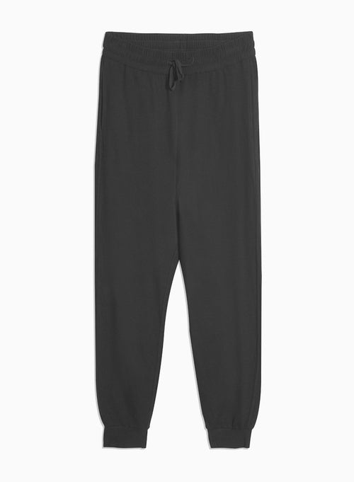 Pantalón Marino con Bolsillos en Viscosa y Elastano - MAJESTIC FILATURES