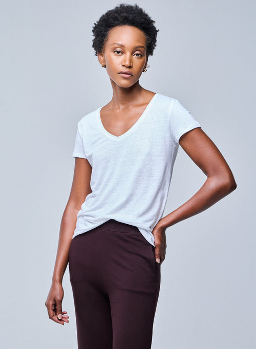 Mcilia Damen Langarm-Unterhemd Mit Rippenoptik – Superweich, Elastisch, Perfekt Als Unterkleid Oder Freizeit-Shirt