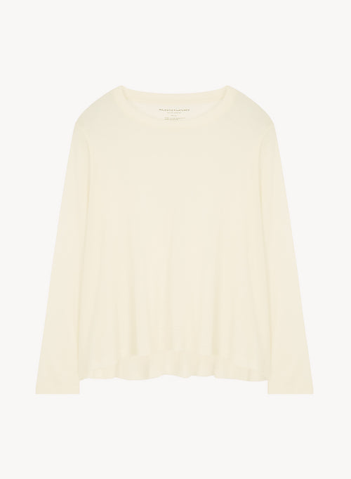 Shirt in cotton and cashmere - MAJESTIC FILATURES