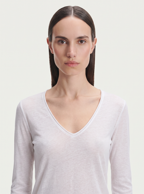 Camiseta de algodón y cachemira - MAJESTIC FILATURES