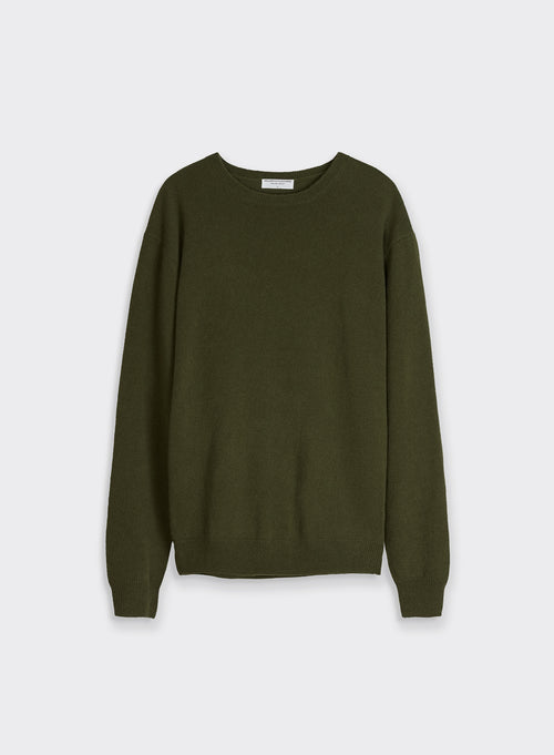 "Cashmere Long Sleeve Round Neck Pull" - MAJESTIC FILATURES