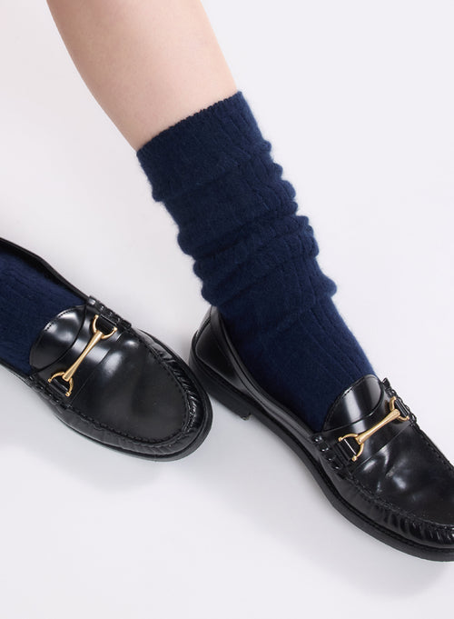 Navy socks - MAJESTIC FILATURES