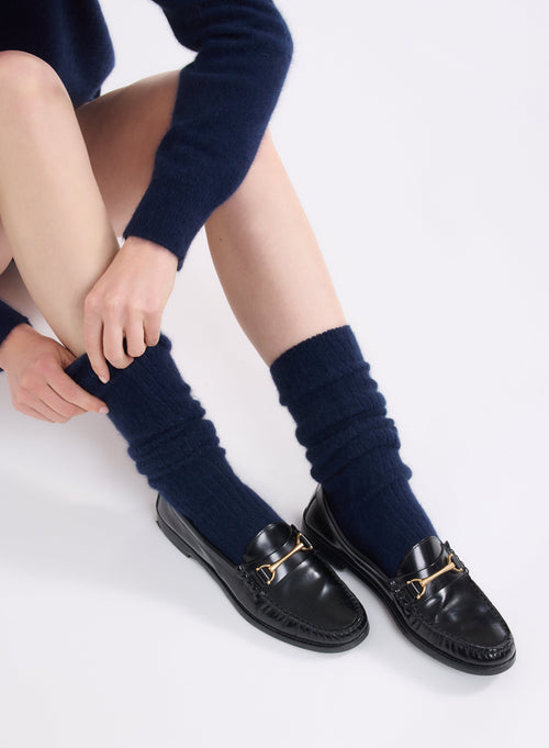 Navy socks - MAJESTIC FILATURES