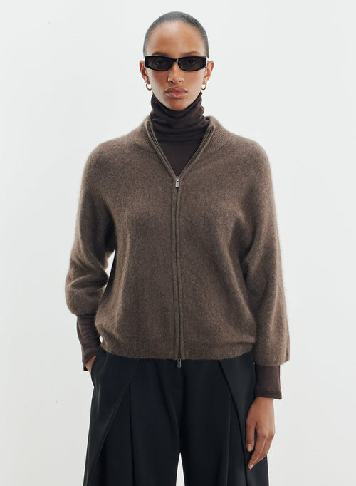 Gilet en raccoon et polyamide - MAJESTIC FILATURES