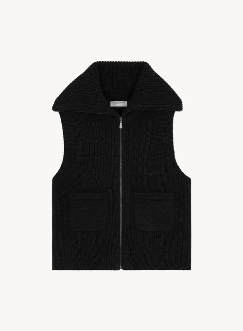 Gilet en laine mérinos - MAJESTIC FILATURES