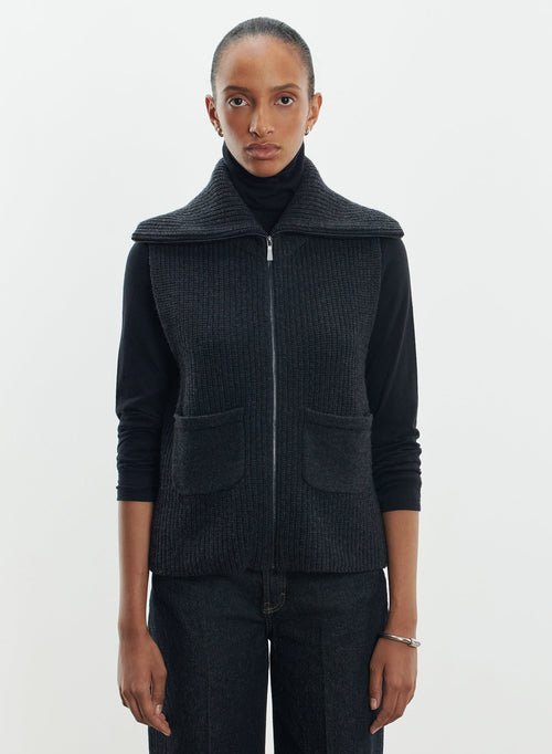 Gilet en laine mérinos - MAJESTIC FILATURES