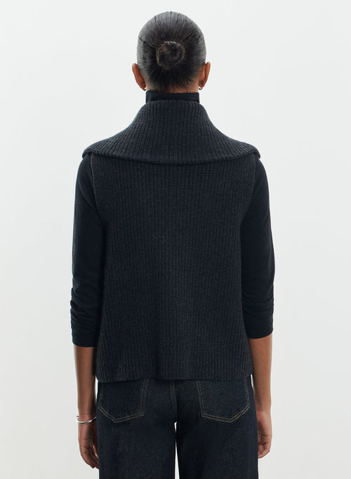 Gilet en laine mérinos - MAJESTIC FILATURES