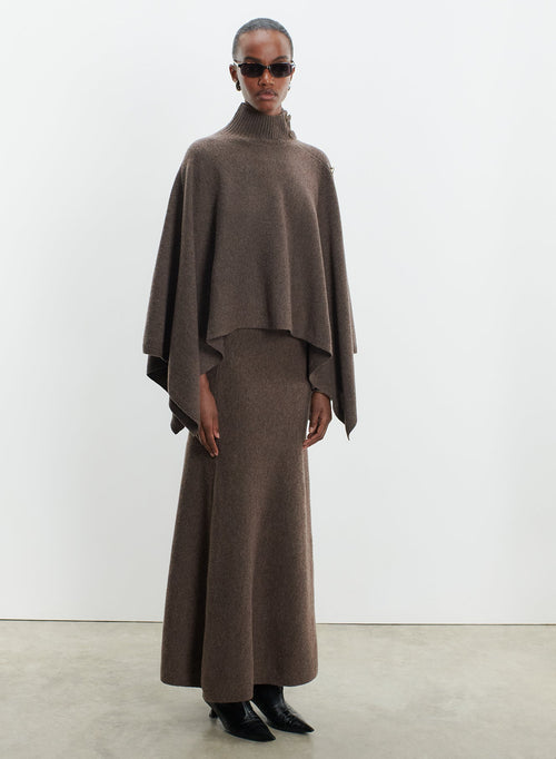 Poncho en laine mérinos - MAJESTIC FILATURES