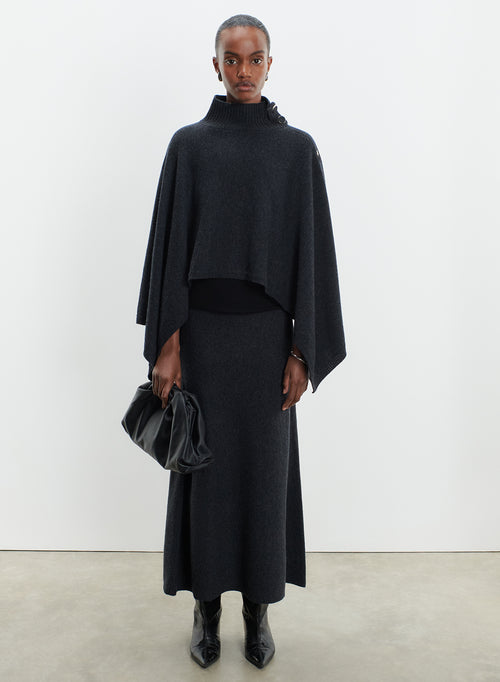 Poncho en laine mérinos - MAJESTIC FILATURES