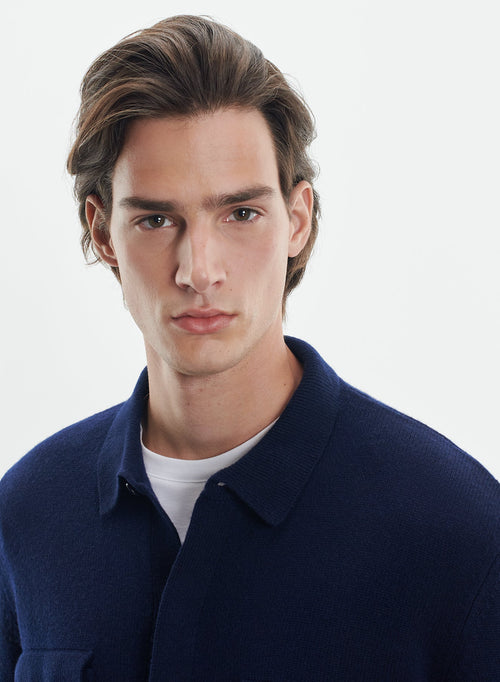 Merino wool overshirt - MAJESTIC FILATURES