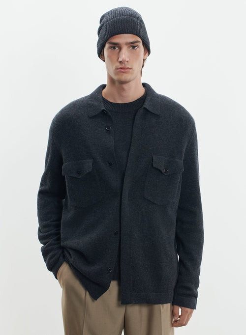 Sobrecamisa de lana merino - MAJESTIC FILATURES