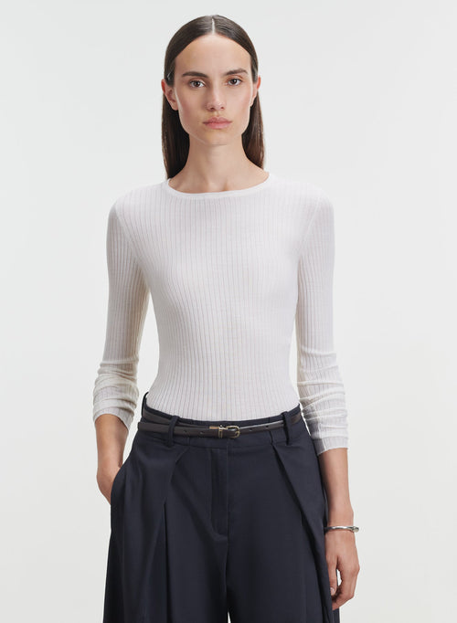 Pullover aus merinowolle - MAJESTIC FILATURES