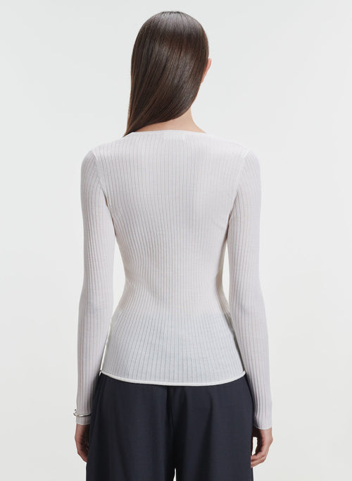 Pullover aus merinowolle - MAJESTIC FILATURES