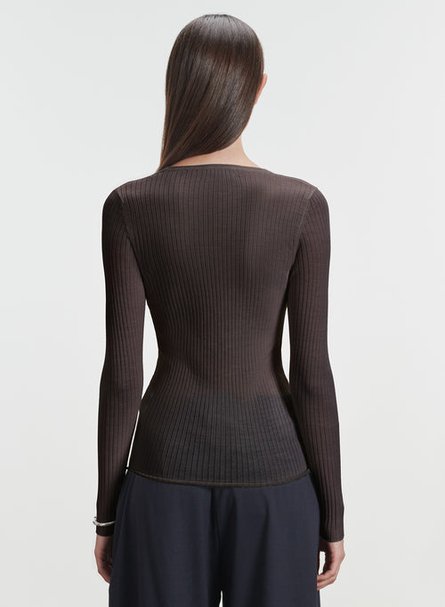 Pullover aus merinowolle - MAJESTIC FILATURES