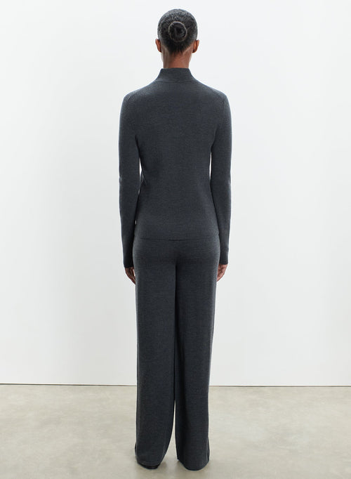 Pants in merino wool and elastane - MAJESTIC FILATURES