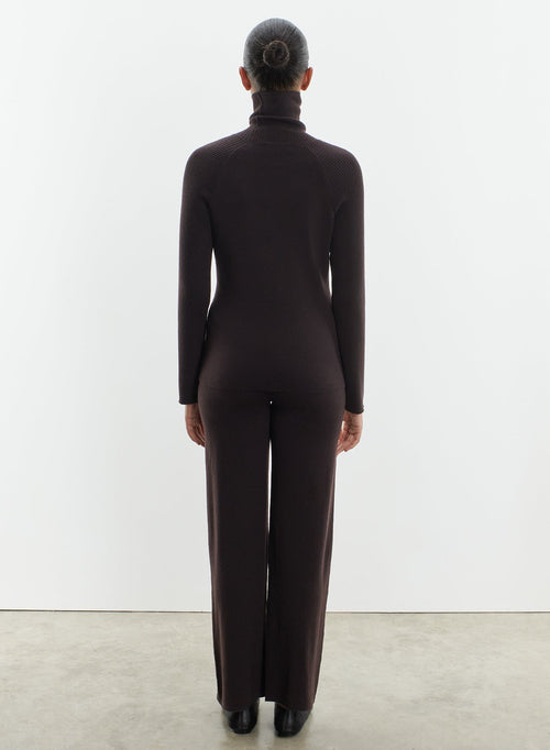 Pantalón de lana merino y elastano - MAJESTIC FILATURES