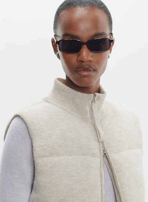 Gilet en laine mérinos et cachemire - MAJESTIC FILATURES