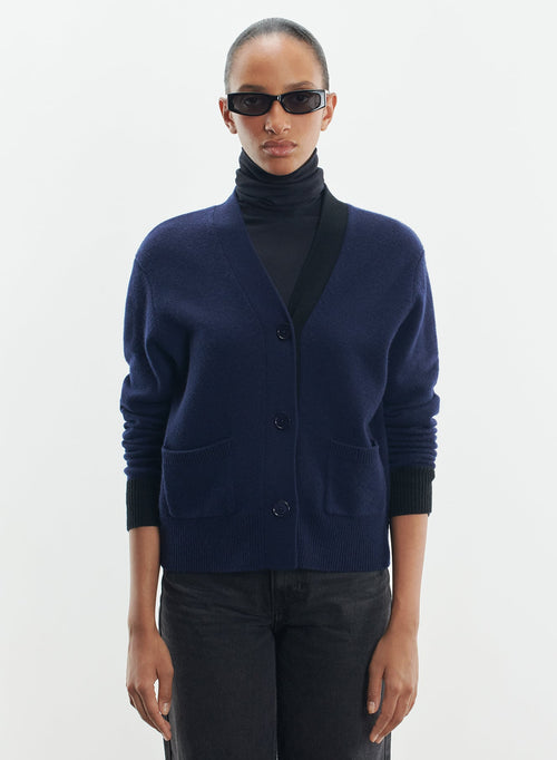 Gilet en laine et cachemire - MAJESTIC FILATURES