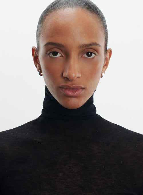 Pullover aus wolle und pailletten - MAJESTIC FILATURES